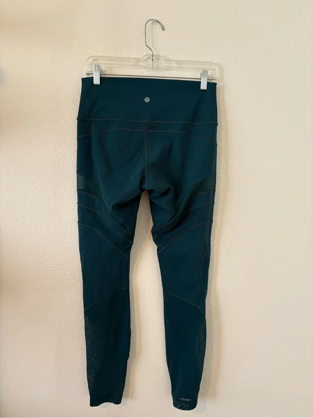 lululemon athletica Teal High-Rise Mesh Panel Leggings